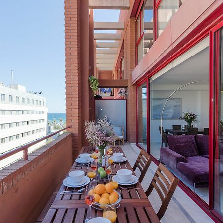 Unique Rentals - Stylish Seafront Duplex Барселона Экстерьер фото