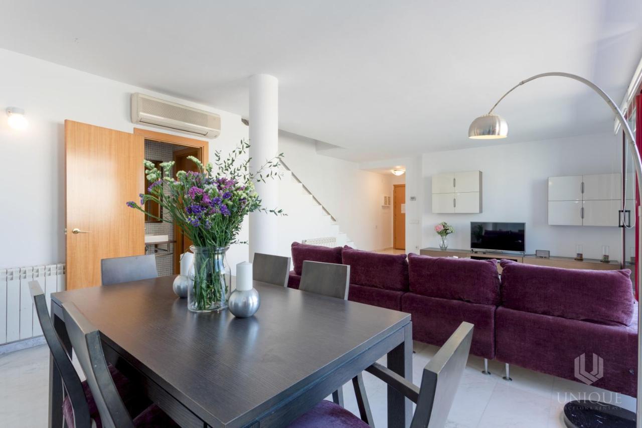 Unique Rentals - Stylish Seafront Duplex Барселона Экстерьер фото