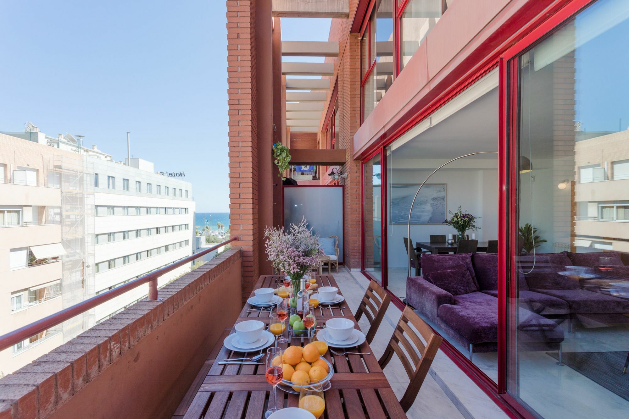 Unique Rentals - Stylish Seafront Duplex Барселона Экстерьер фото